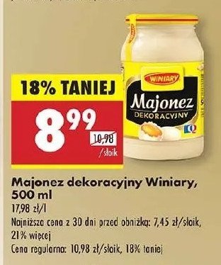 Majonez dekoracyjny Winiary promocja