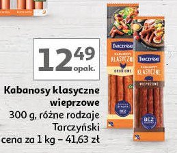 Kabanosy wieprzowe Tarczy艅ski kabanos klasyczny promocja
