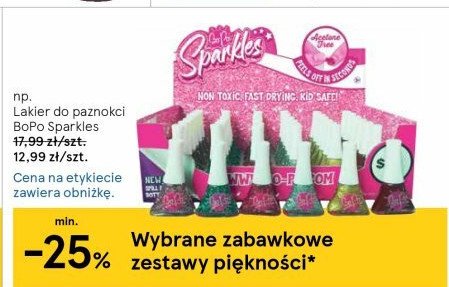 Lakier do paznokci bopo sparkles promocja