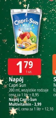 Napój Capri-Sun 200ml promocja w Leclerc