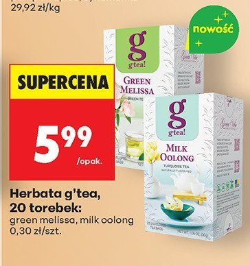 Herbata milk oolong promocja w Biedronka
