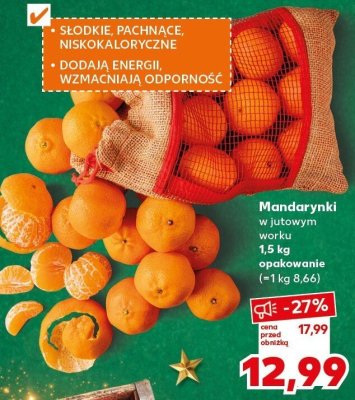 Mandarynki promocja w Kaufland