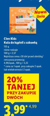 Kula do kąpieli z zabawką Kids promocja w Lidl