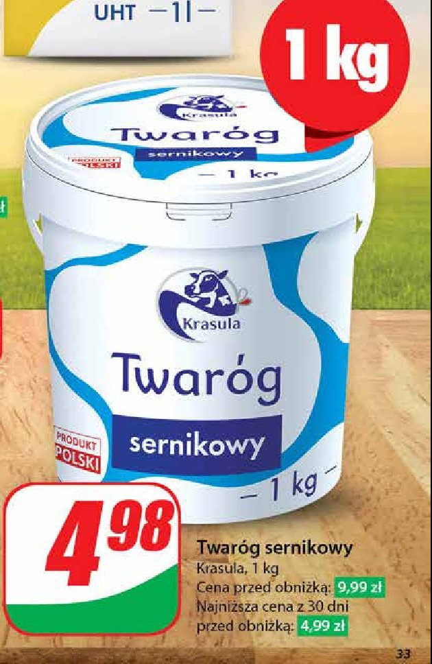 Twaróg sernikowy Krasula promocja