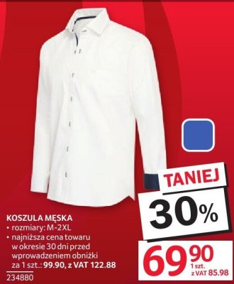 Koszula męska promocja w Selgros