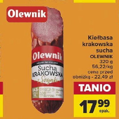 Krakowska sucha Olewnik promocja