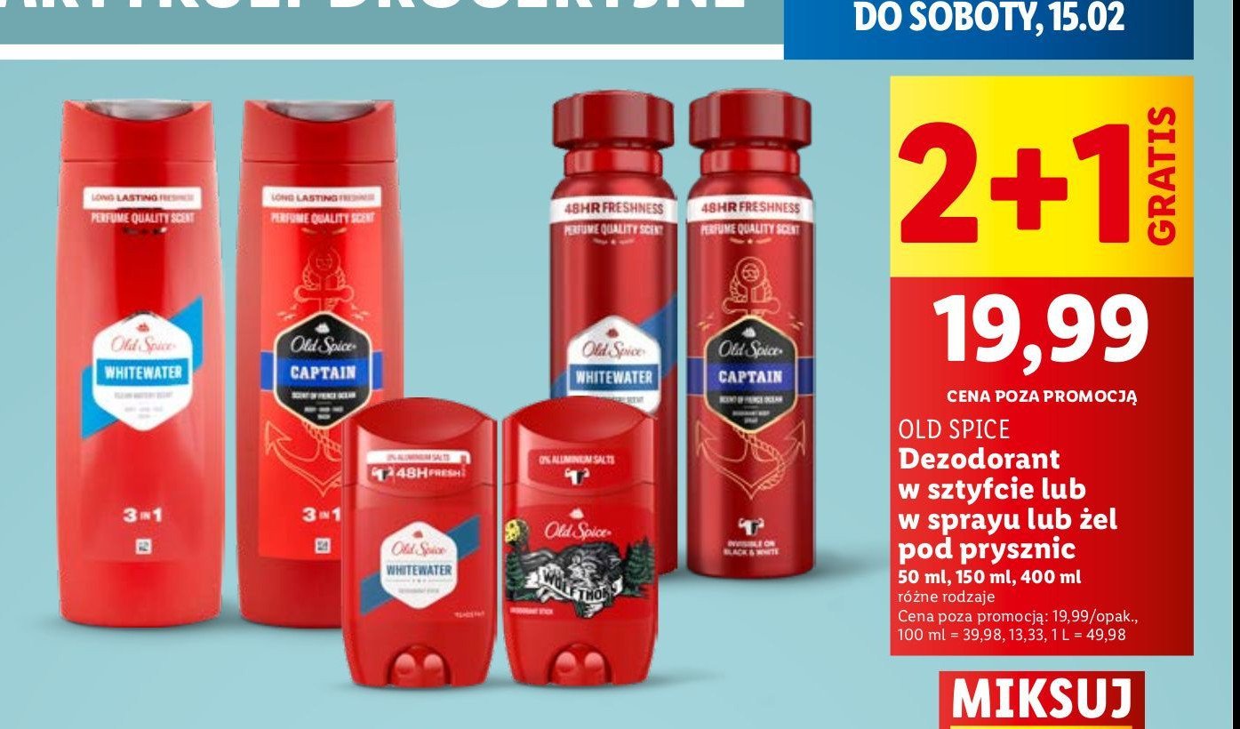 Dezodorant Old spice captain promocja