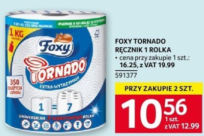 Ręcznik papierowy Foxy Tornado promocja w Selgros