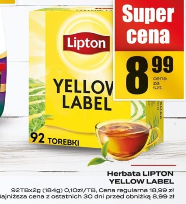 Herbata promocja w Supeco