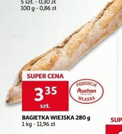 Bagietka wiejska Auchan promocja