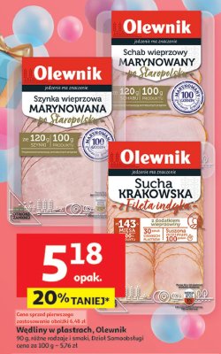 Kiełbasa krakowska sucha staropolska Olewnik promocja