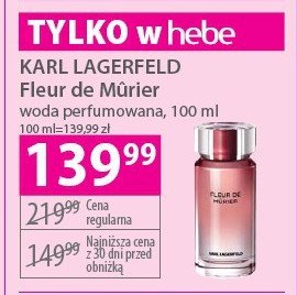 Woda perfumowana Karl lagerfeld promocja