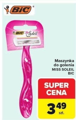 Maszynka do golenia MISS SOLEIL BIC promocja w Carrefour