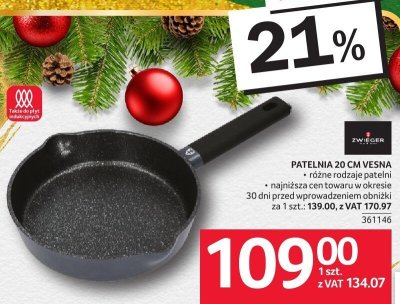 Patelnia Zwinger 20 CM Vesna promocja w Selgros