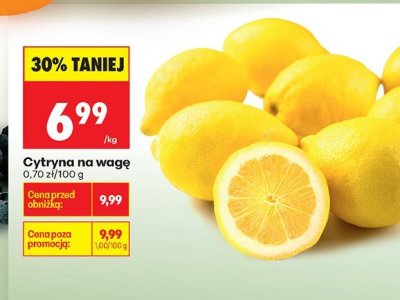 Cytryna na wagę promocja w Biedronka
