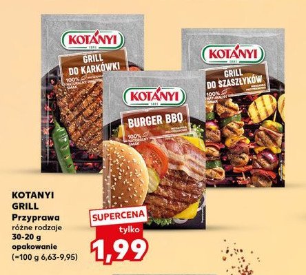 Przyprawa grill do karkówki Kotanyi promocja w Kaufland