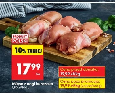 Mięso z nogi kurczaka promocja w Biedronka