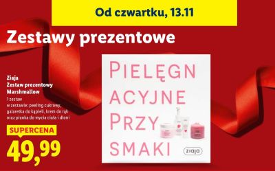 Zestaw prezentowy Marshmallow Ziaja promocja w Lidl