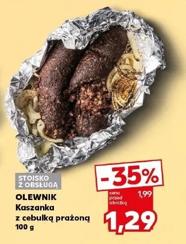 Kaszanka z cebulą Olewnik promocja w Kaufland