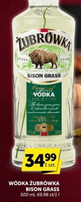 Wódka ŻUBRÓWKA BISON GRASS promocja w ABC