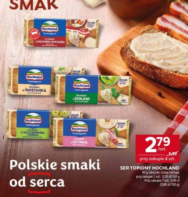 Ser topiony Hochland ze śmietanką promocja w Stokrotka