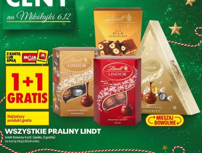 Praliny Nuxor Milk Chocolate promocja w Biedronka