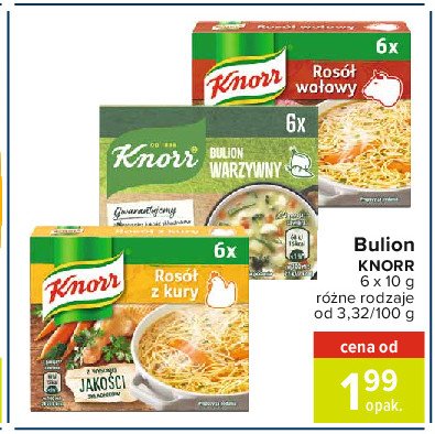 Bulion warzywny bio Knorr promocja