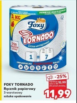 Ręcznik kuchenny Foxy tornado promocja