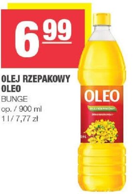 Olej rzepakowy OLEO BUNGE promocja w SPAR
