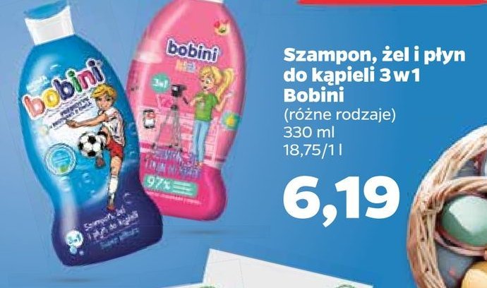 Szampon i płyn do kąpieli dla dzieci super piłkarz Bobini promocja