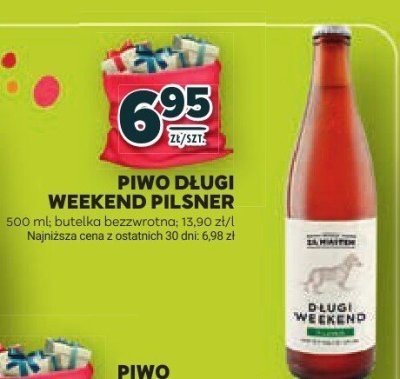Piwo Długi weekend pilsner promocja w Stokrotka
