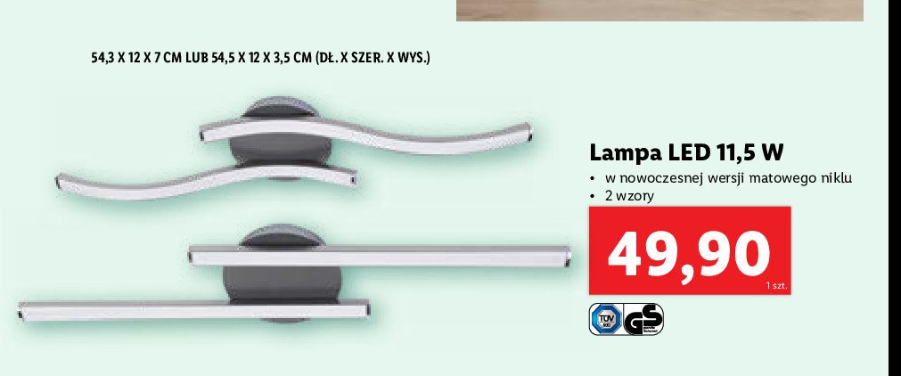 Lampa led 11.5w promocja