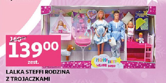 Lalka steffi rodzina z trojaczkami Steffi (zabawki) promocja