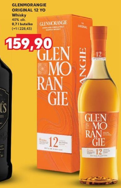 Whisky karton GLENMORANGIE THE LASANTA 12YO promocja