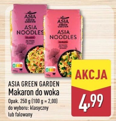 Makaron do woka klasyczny Asia Green Garden promocja w Aldi