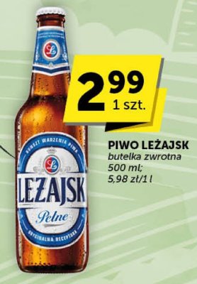 Piwo Lezajsk butelka zwrotna 500ml promocja w Groszek