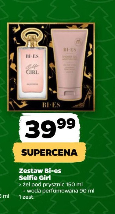 Zestaw w pudełku selfie girl: żel pod prysznic 150 ml + woda perfumowana 90 ml Bi-es zestawy promocja w Netto