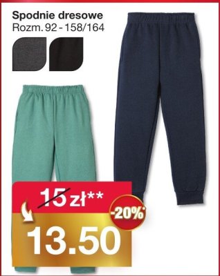 Spodnie dresowe, rozm. 92-158/164 promocja w Woolworth
