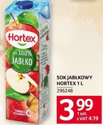 Sok jabłkowy Hortex 1 L promocja w Selgros