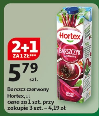 Barszcz czerwony Hortex promocja w Auchan
