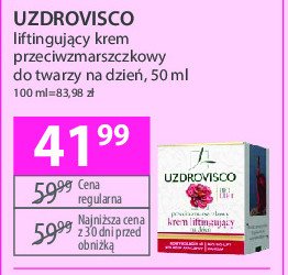 Krem liftingujący na dzień Uzdrovisco promocja