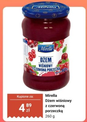 Dżem wiśniowy z czerwoną porzeczką promocja w Dino