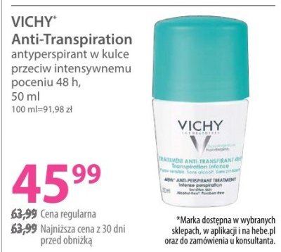 Antyperspirant Deo-Transpiration promocja w Hebe