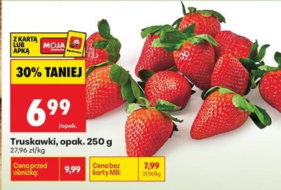 Truskawki promocja w Biedronka