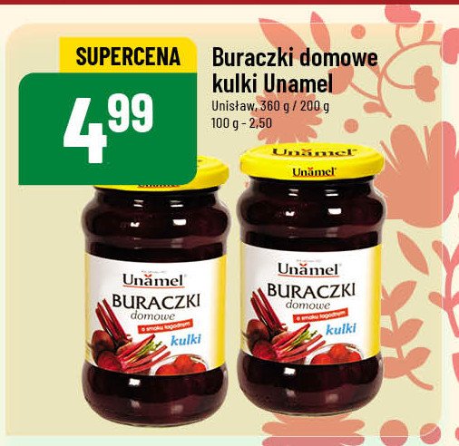 Buraczki domowe kulki UNAMEL promocja