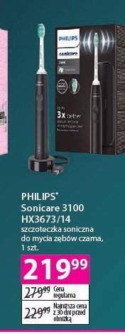 Szczoteczka soniczna 3100 hx3673/14 Philips sonicare promocja