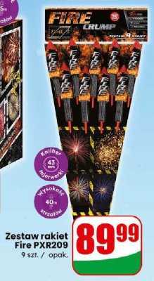 Zestaw rakiet Fire PXR209 promocja w Dino