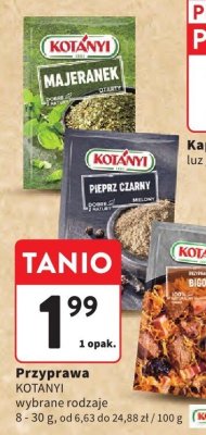 Przyprawa wybrane rodzaje promocja w Intermarche