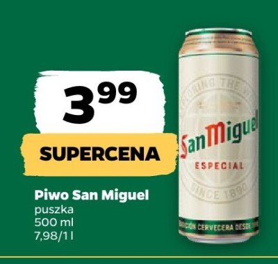 Piwo San Miguel promocja w Netto