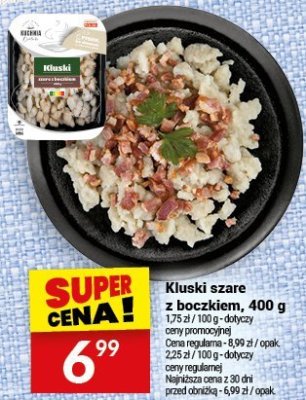 Kluski szare z boczkiem, 400 g Białecki Kuchnia promocja w Twój Market